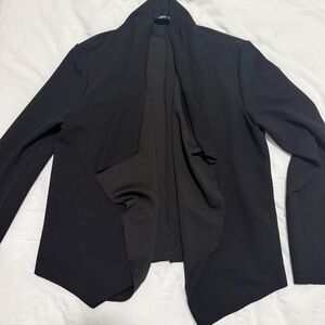 SHEIN Black Open Front Blazer